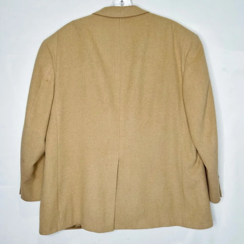 Strouse’s Men’s Jacket sz 46R? 100% Camel Hair Sport Blazer Tan Soft USA